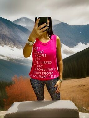 Roberto Cavalli muscle top